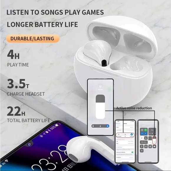 Wireless Earbuds with bonus charger block - Mixed - Picture 8 of 10
